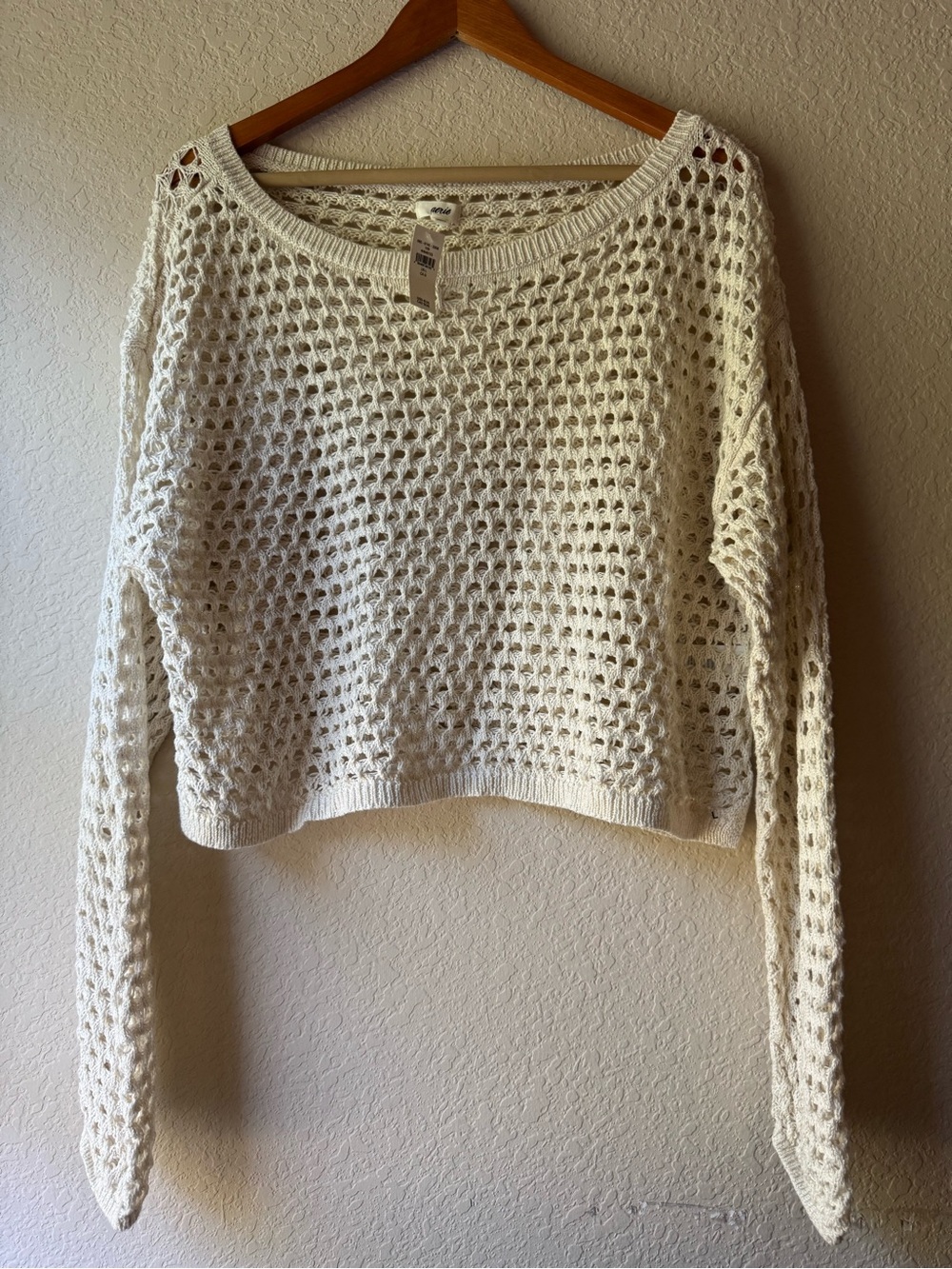 New Aerie Open Knit Sweater